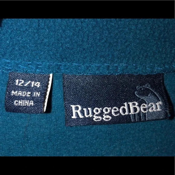 RUGGED BEAR EUC BOYS FLEECE TOP SHIRT SIZE 11 14 - Picture 4 of 4